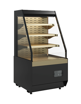 KS70 VM 0,6-2 STANDARD open, refrigerated display counter SLANTED sidewall (version 2.0) (9005-0109)